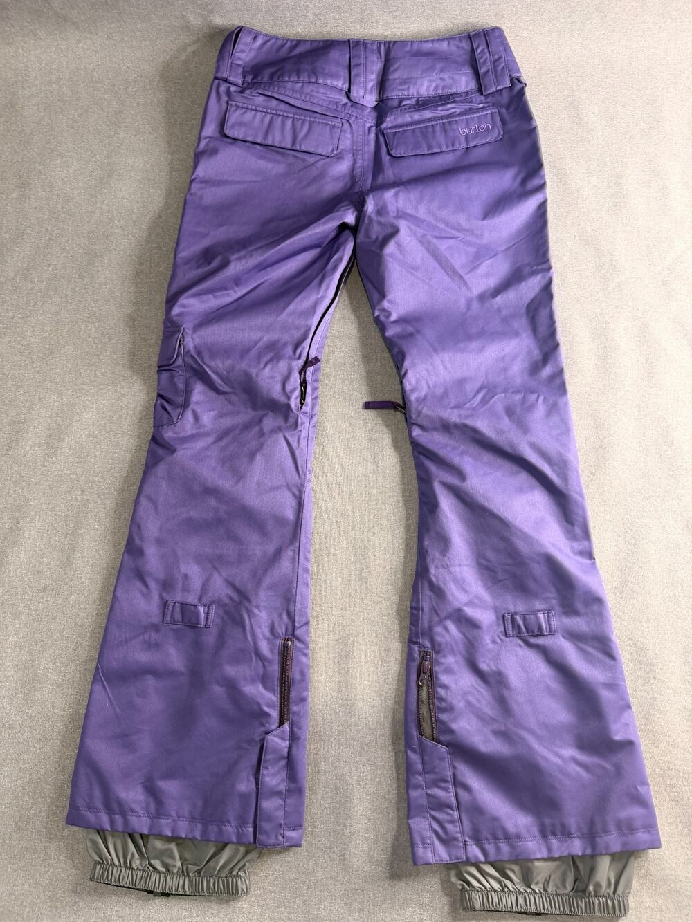 Burton Snowboard Pants Indulgence Purple DryRide Flared Womens Size Med